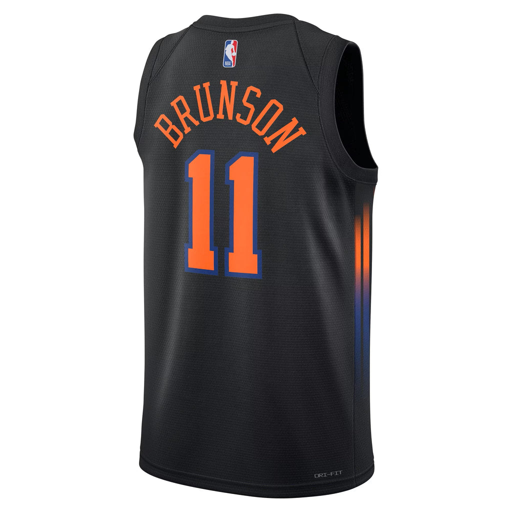 Unisex New York Knicks Statement Swingman NBA Basketball Jersey - Brunson - view 4