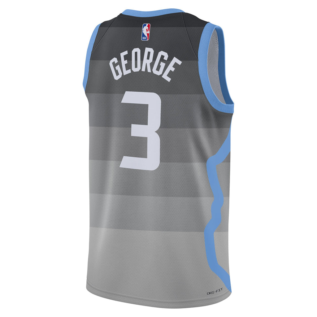 Unisex Keyonte George Utah Jazz 2025/26 City Edition Swingman NBA Basketball Jersey - Gray - view 4