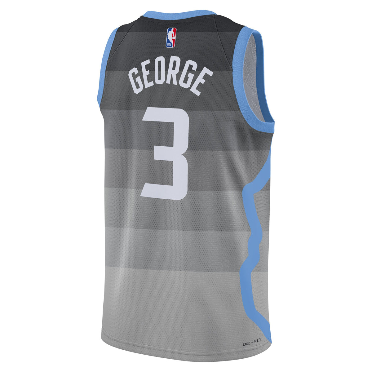 Unisex Keyonte George Utah Jazz 2025/26 City Edition Swingman NBA Basketball Jersey - Gray - view 4