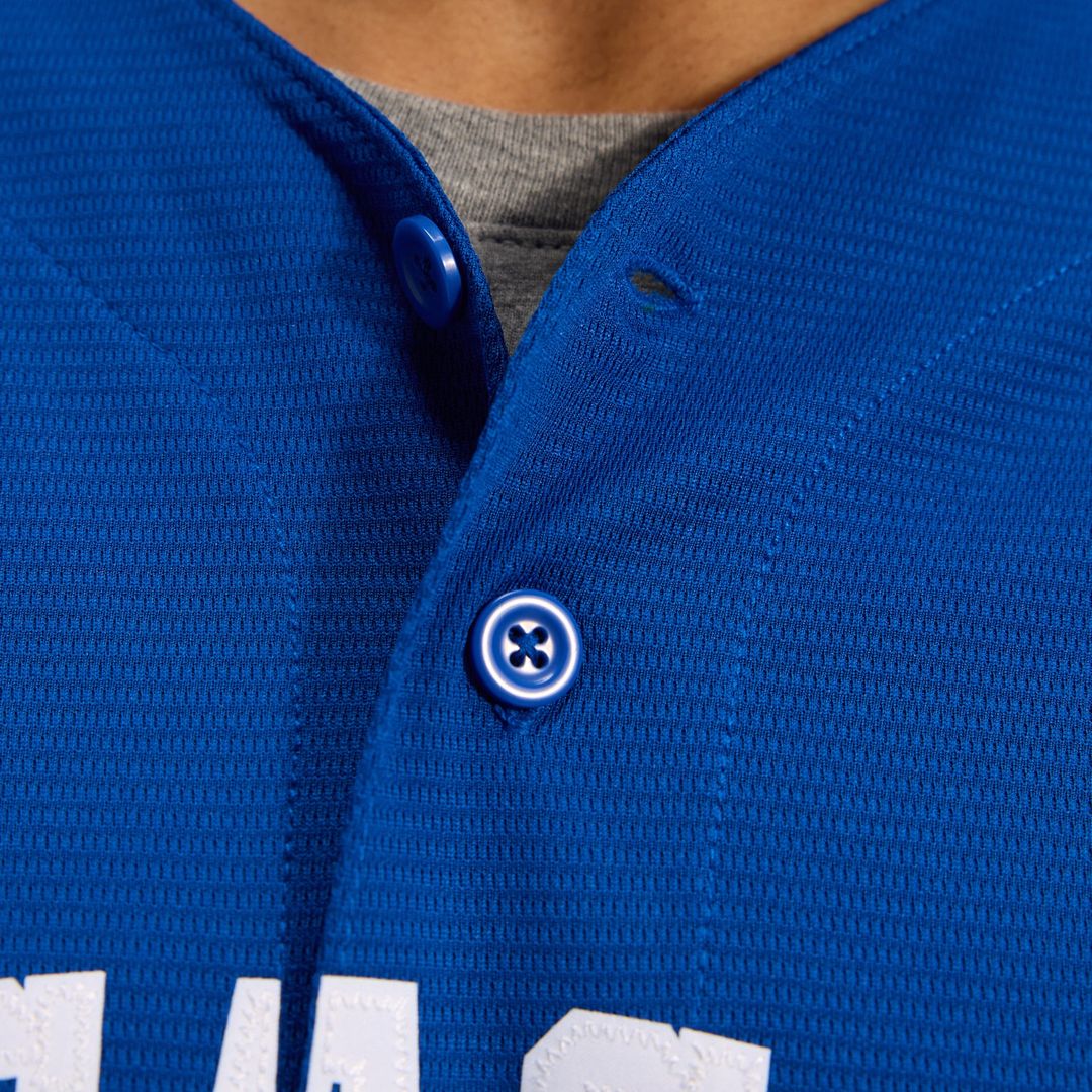 Men's Kansas City Royals Royal Alternate Replica MLB Baseball Jersey - view 10