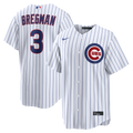 Men's Chicago Cubs Alex Bregman White Home Replica MLB Baseball Jersey - view 1