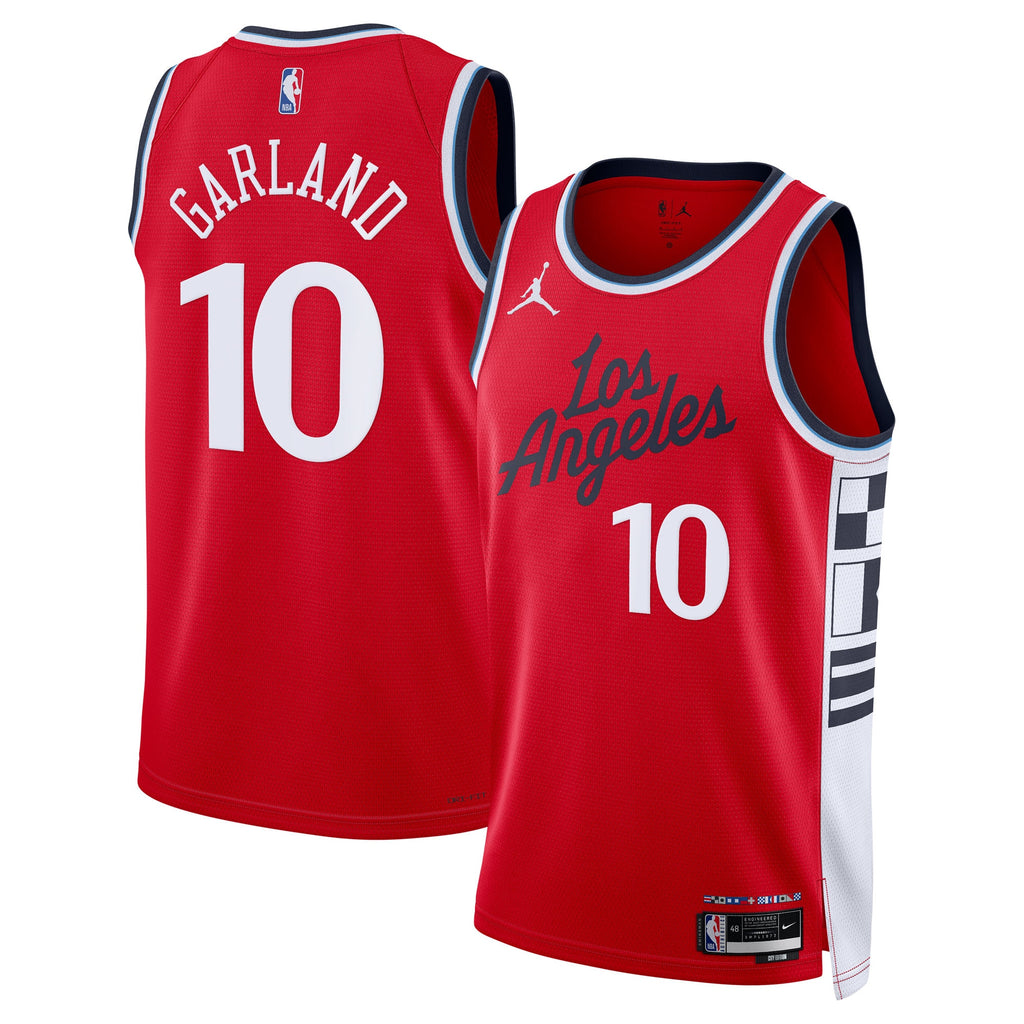 Unisex Darius Garland LA Clippers 2024/25 Statement Edition Swingman NBA Basketball Jersey - Red - view 1