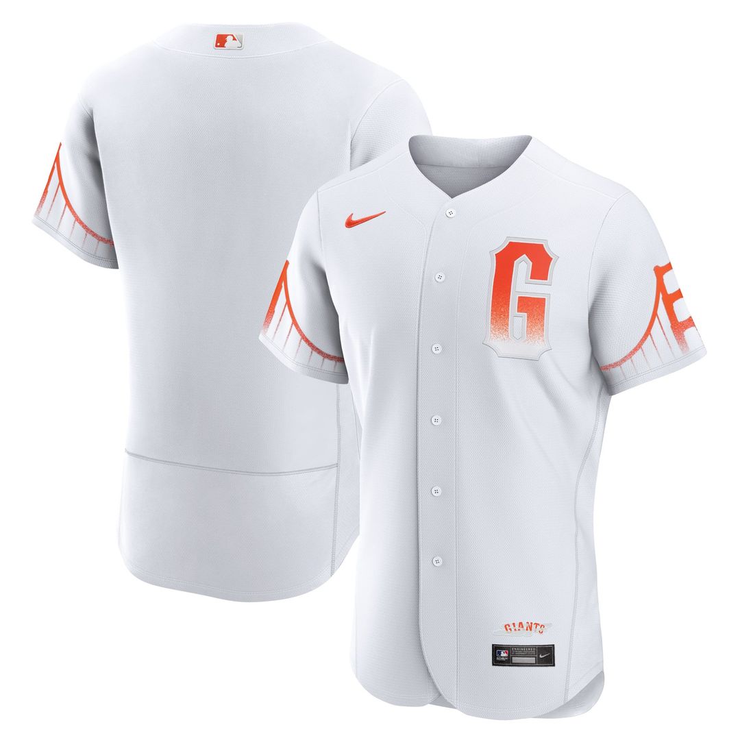 Men's San Francisco Giants White City Connect MLB Baseball Jersey - view 1