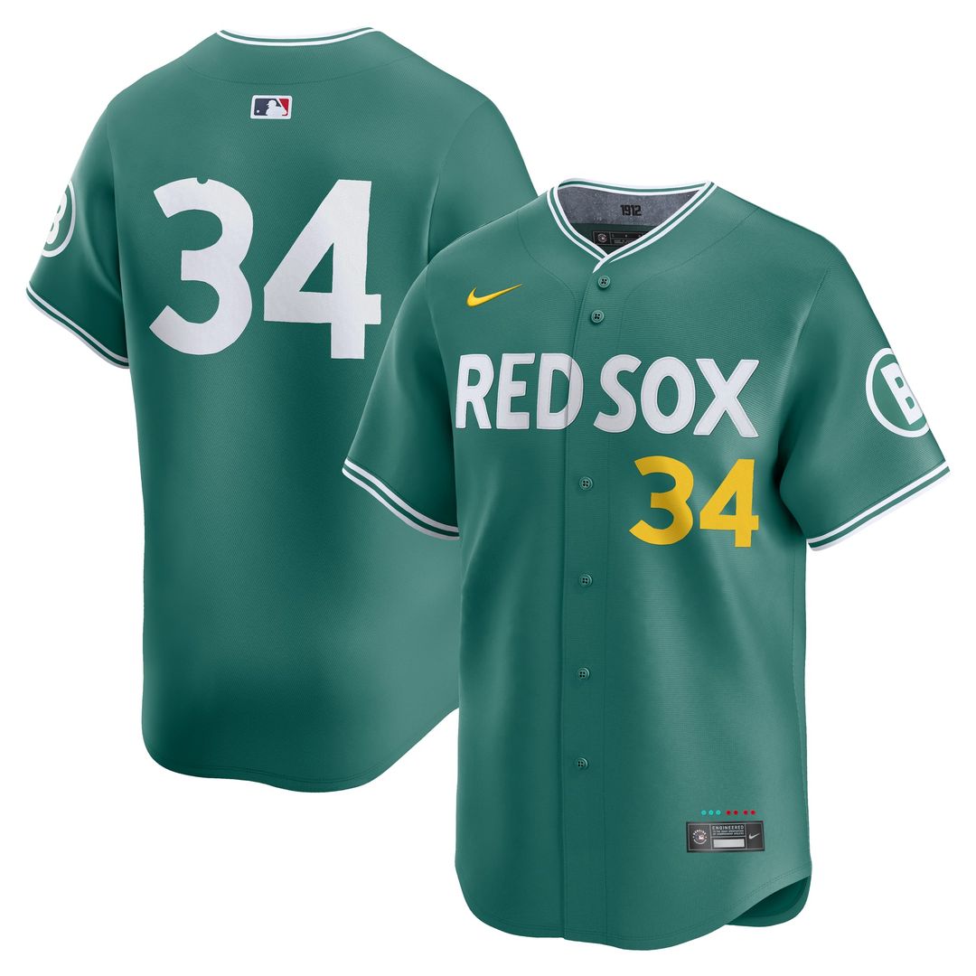 Men's Boston Red Sox David Ortiz Green 2025 City Connect Limited MLB Baseball Jersey - view 1