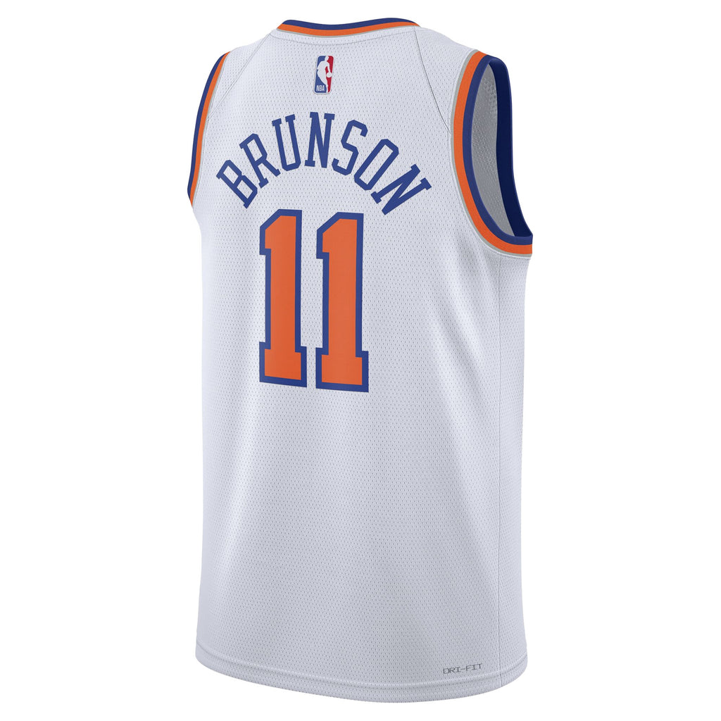 Unisex New York Knicks Association Swingman NBA Basketball Jersey - Jalen Brunson - view 4