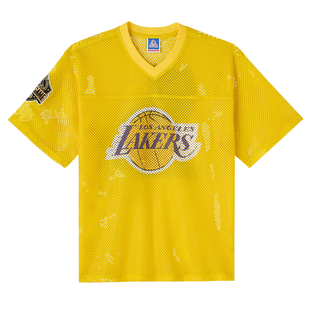 Men's Los Angeles Lakers X Mesh Football NBA Basketball Jersey - view 3