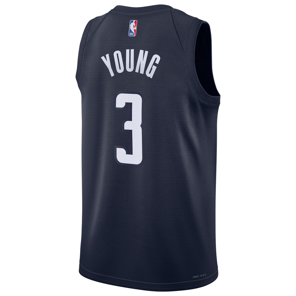 Men's Trae Young Washington Wizards Statement Edition Swingman NBA Basketball Jersey - Navy - view 4
