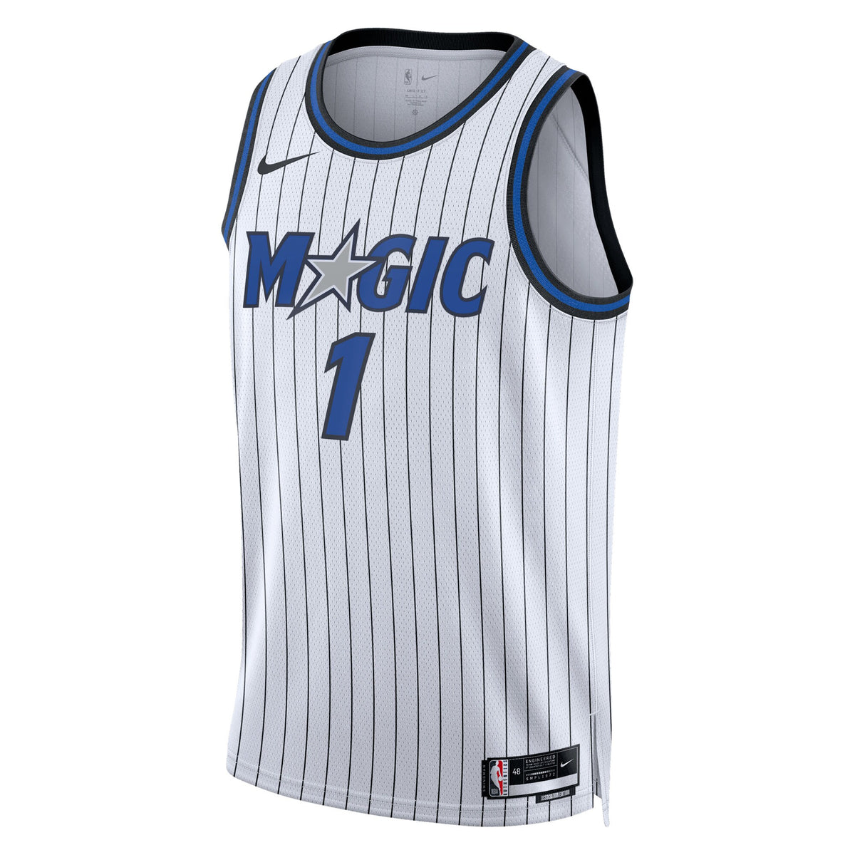 Unisex Jonathan Isaac Orlando Magic Replica Association Edition Swingman NBA Basketball Jersey - White - view 3