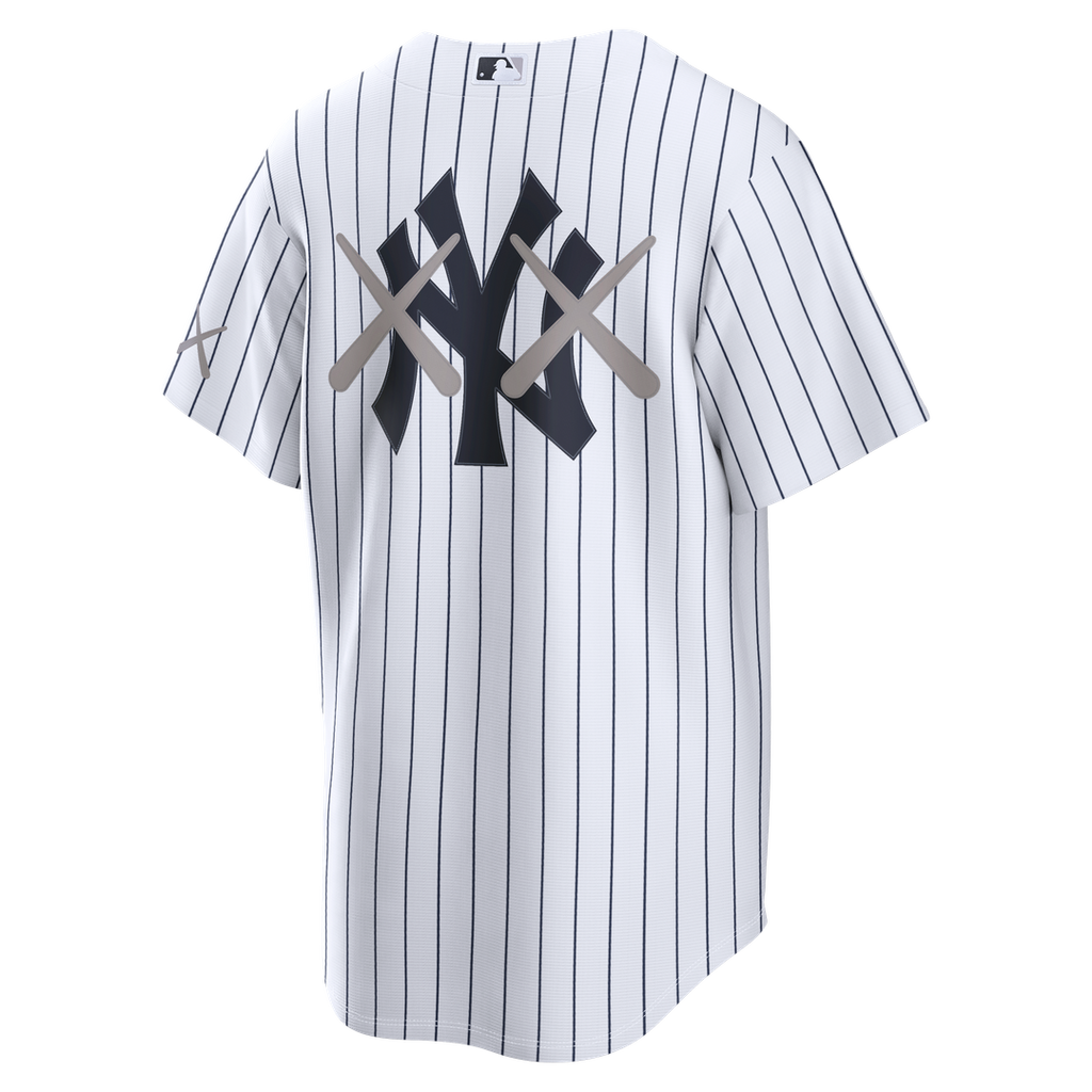 Men's New York Yankees White Stadium MLB Baseball Jersey - view 3