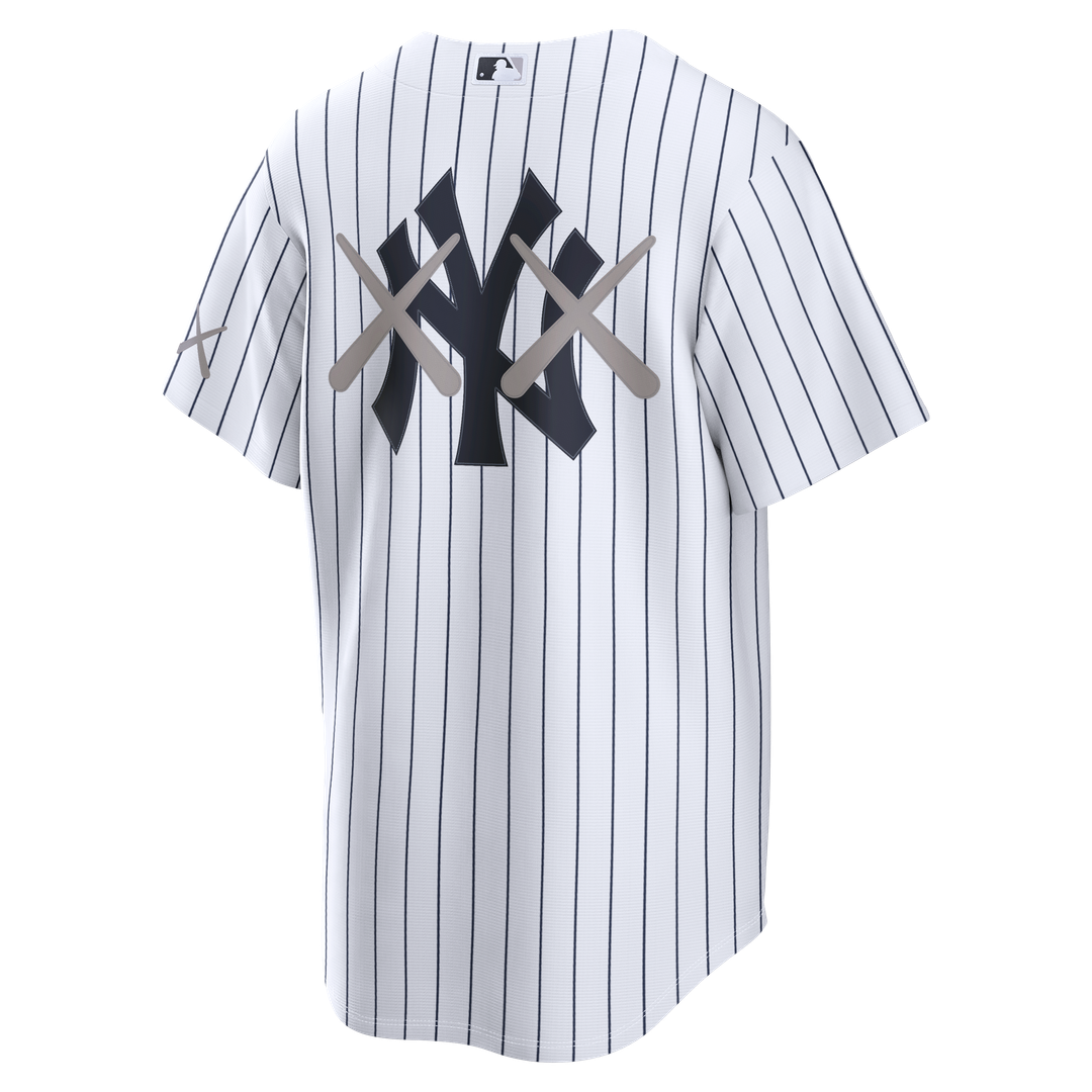 Men's New York Yankees White Stadium MLB Baseball Jersey - view 3