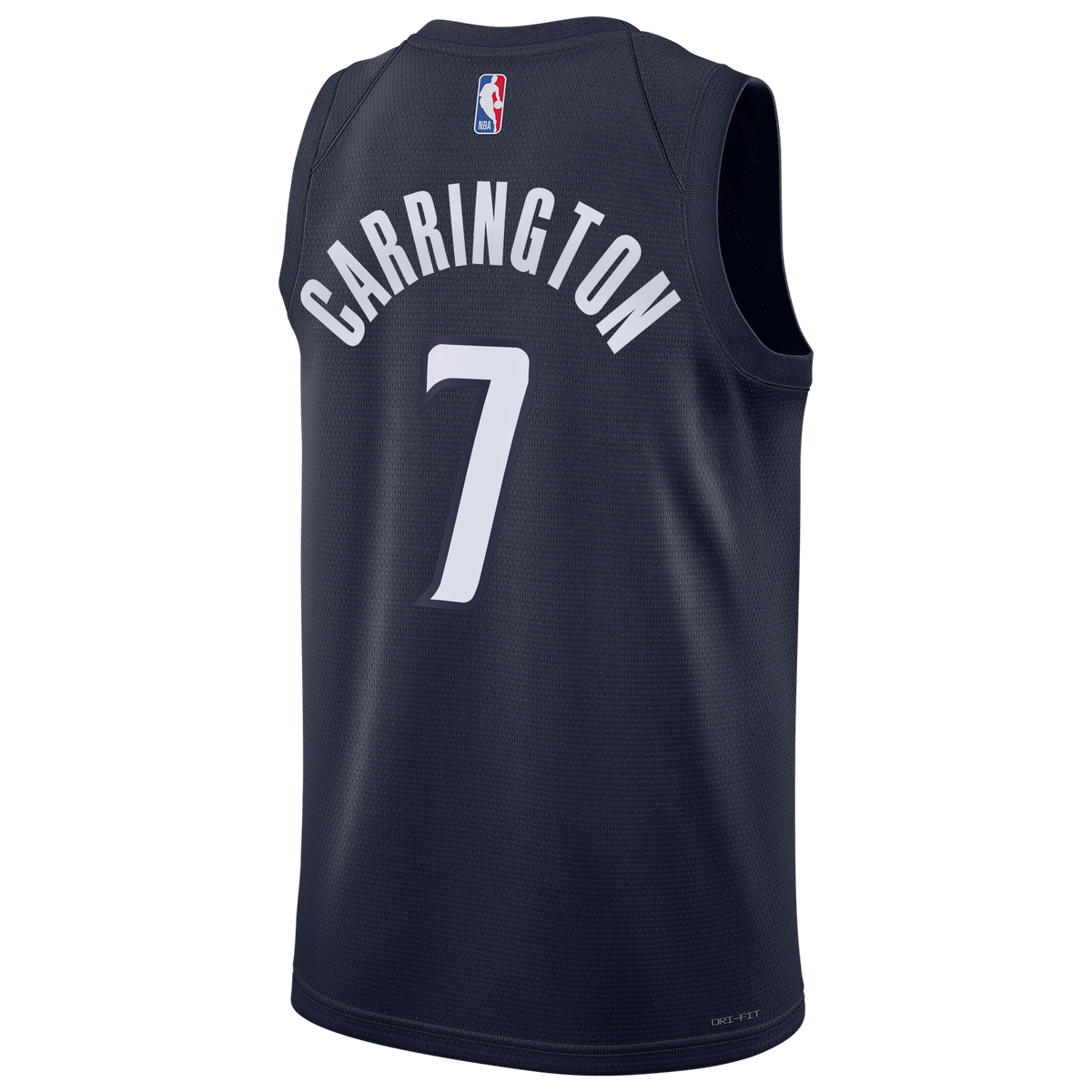 Men's Bub Carrington Washington Wizards Statement Edition Swingman NBA Basketball Jersey - Navy - view 4