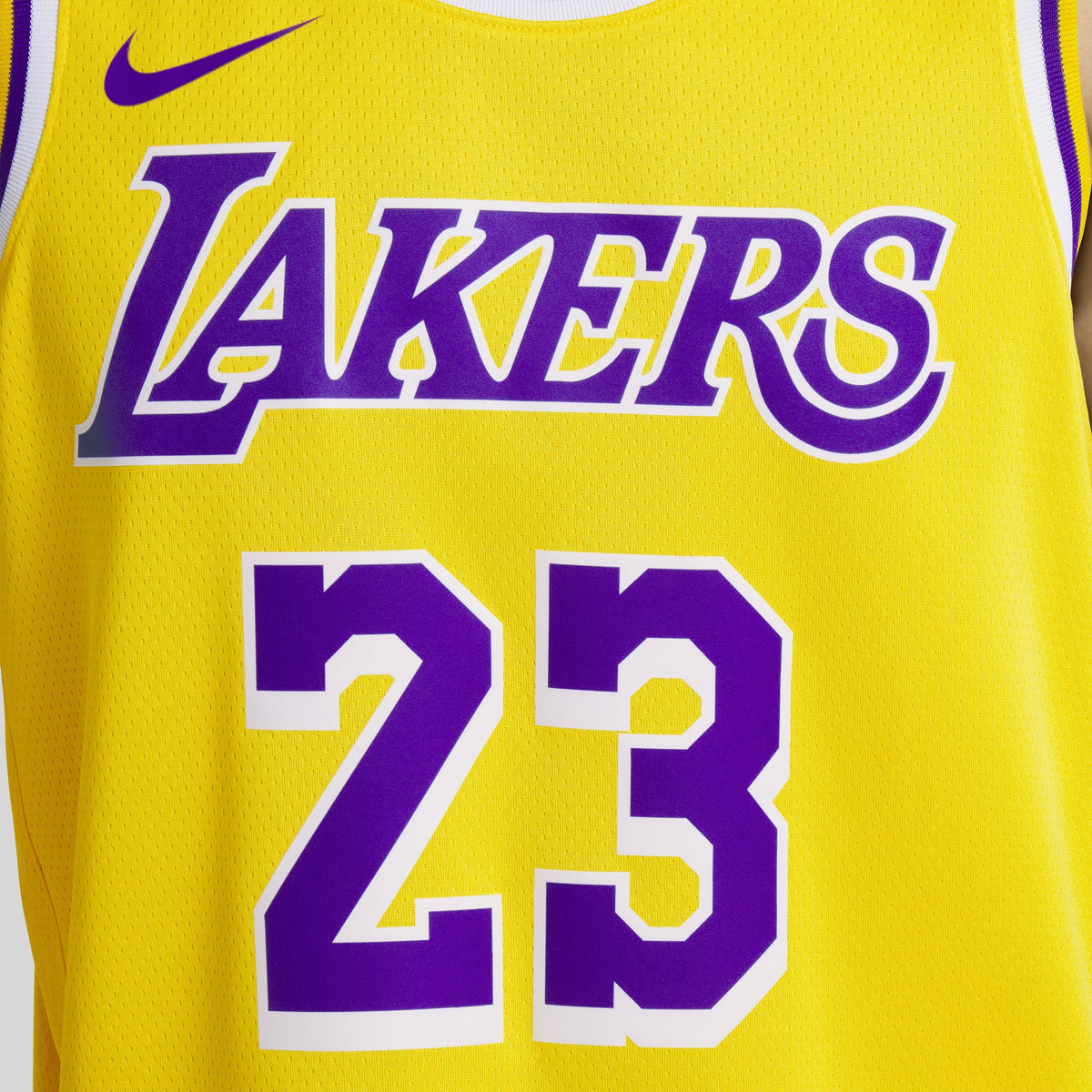 Unisex Los Angeles Lakers Icon Swingman NBA Basketball Jersey - Lebron James - view 10