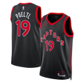 Unisex Jakob Poeltl Toronto Raptors Statement Edition Swingman NBA Basketball Jersey - Black - view 1