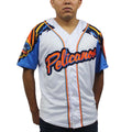 Men's Myrtle Beach Pelicans White Copa Replica MLB Baseball Jersey - view 1