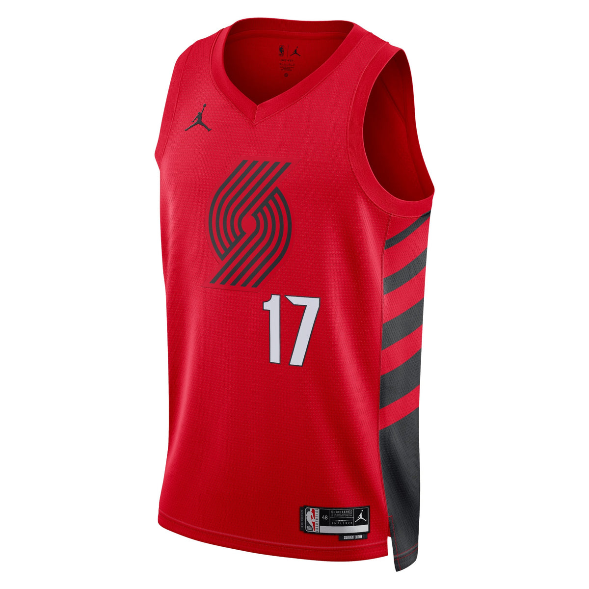 Unisex Shaedon Sharpe Portland Trail Blazers Statement Edition Swingman NBA Basketball Jersey - Red - view 2