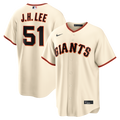 Men's San Francisco Giants Jung Hoo Lee Cream Home Replica MLB Baseball Jersey - view 1