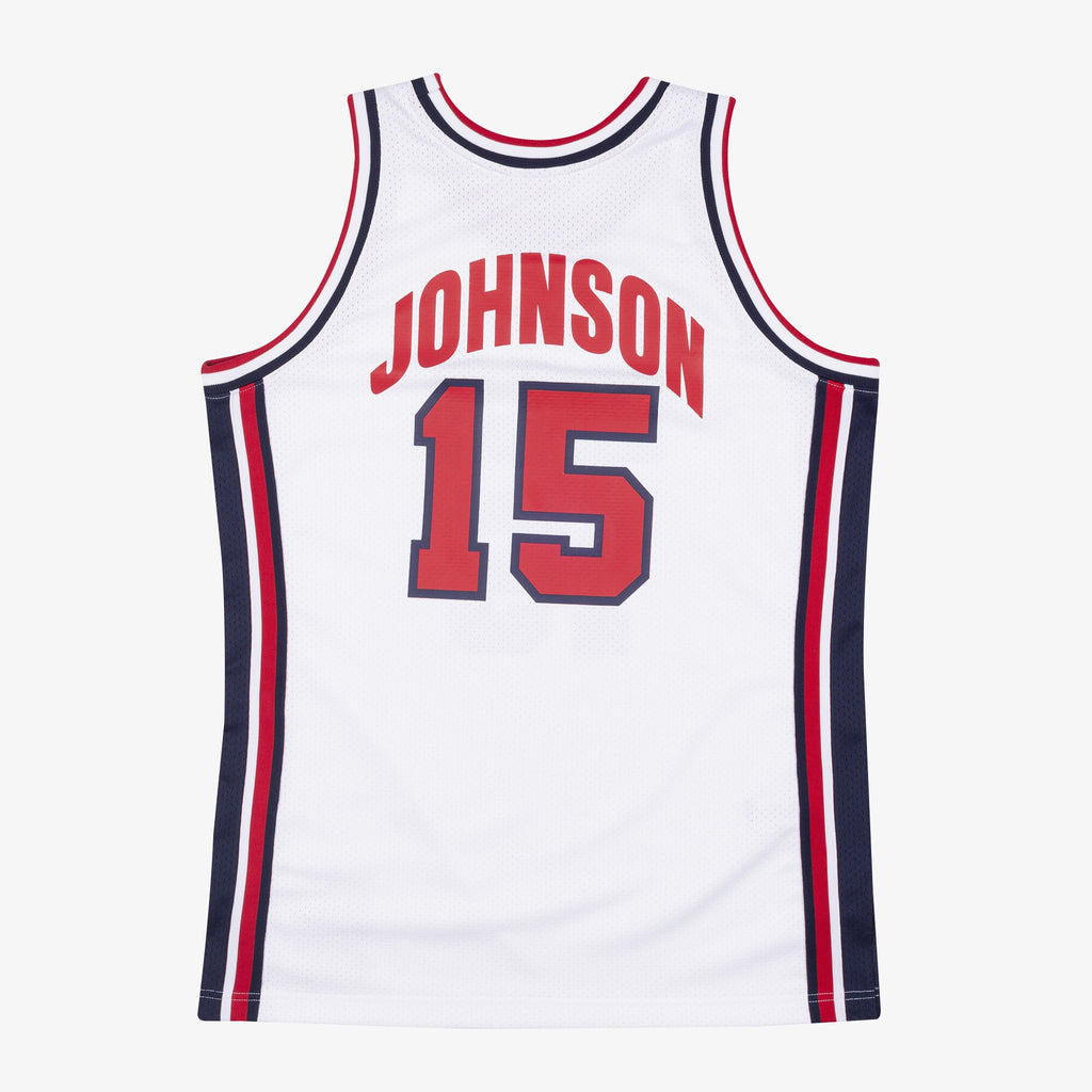 Men's USA Basketball Basketball Jersey Magic Johnson 1992 - view 3