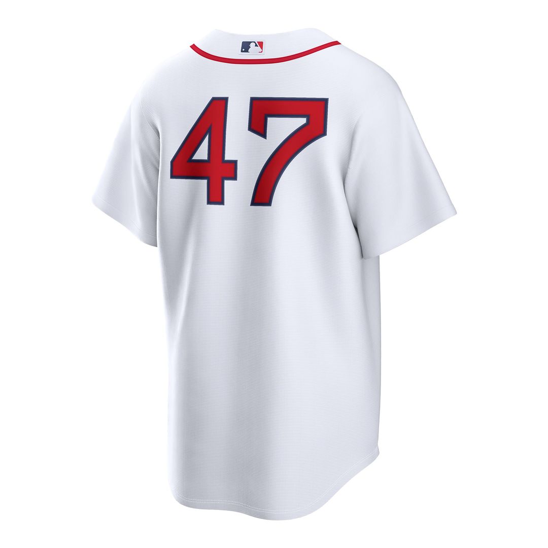 Men's Boston Red Sox Jovani Moran White Home Replica MLB Baseball Jersey - view 3