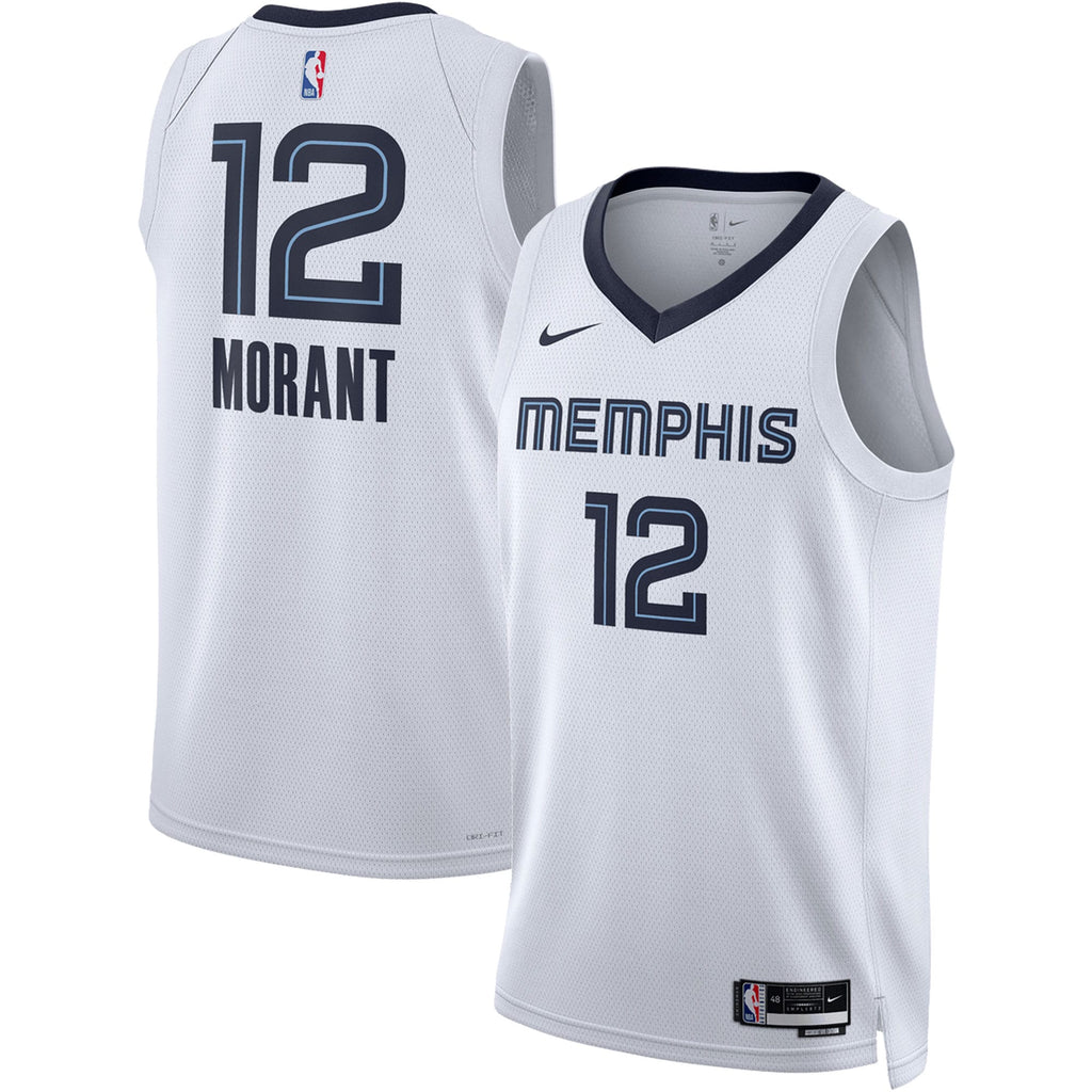 Unisex Memphis Grizzlies Association Edition Swingman NBA Basketball Jersey - Ja Morant - view 2