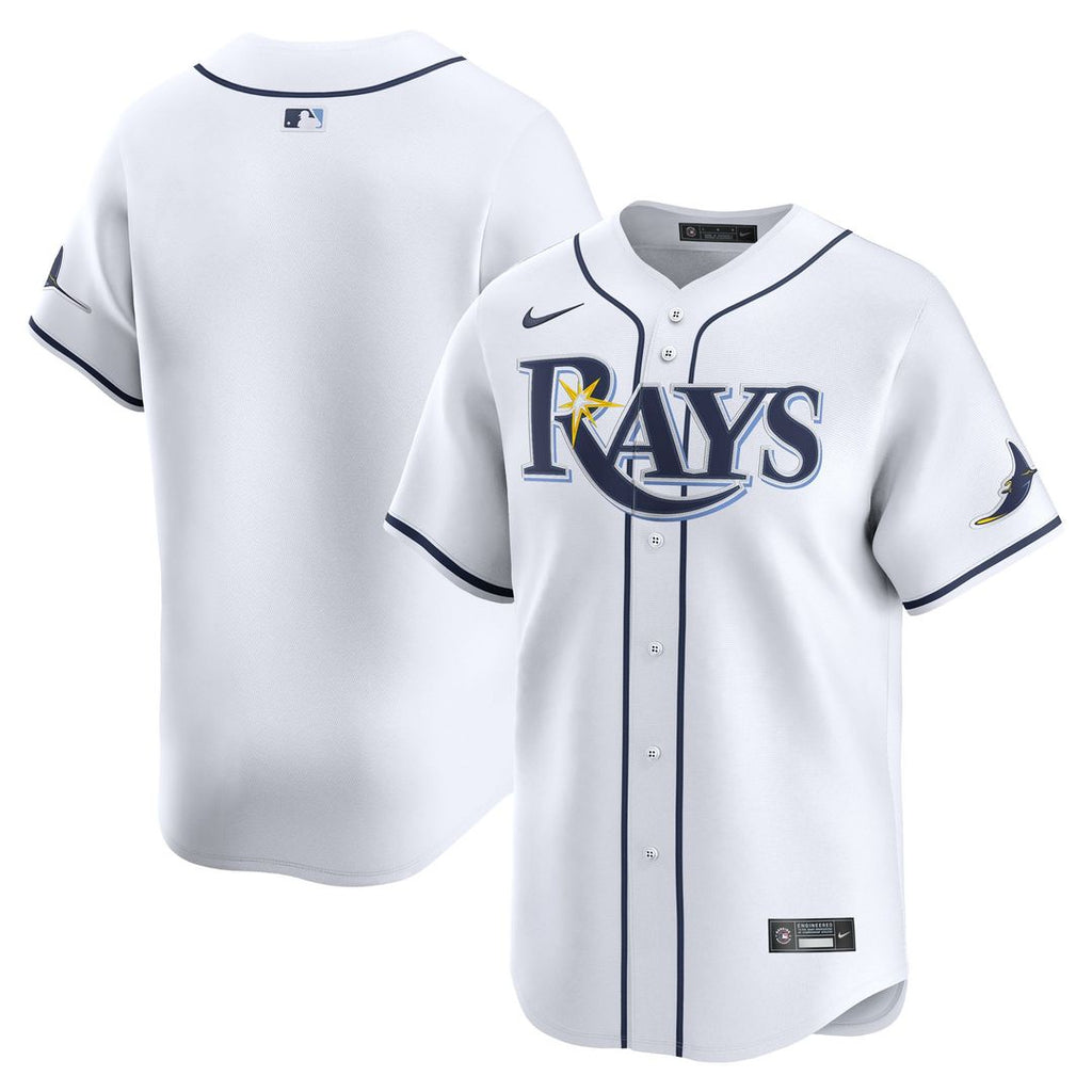 Men's Tampa Bay Rays White Home Limited MLB Baseball Jersey - view 1