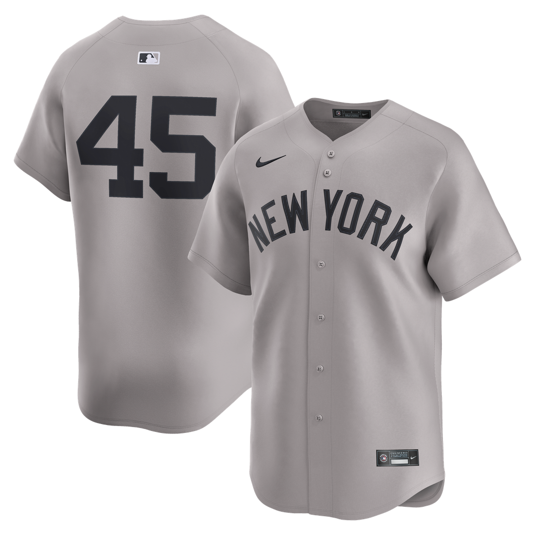 Men's New York Yankees Gerrit Cole Gray Road Limited MLB Baseball Jersey - view 1