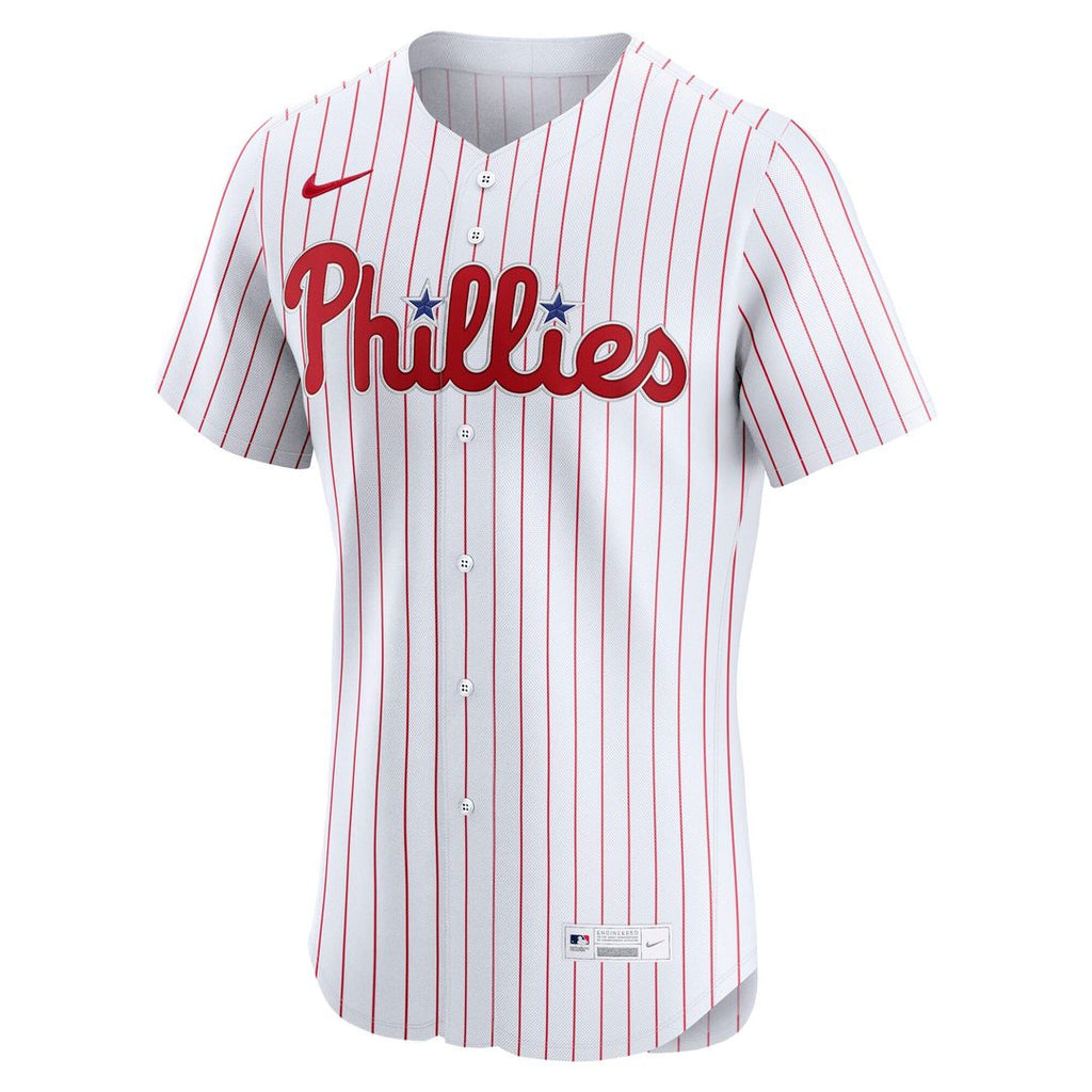 Men's Philadelphia Phillies White Home Elite MLB Baseball Jersey - view 5