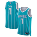 Unisex LaMelo Ball Charlotte Hornets Icon Edition Swingman NBA Basketball Jersey - Teal - view 1