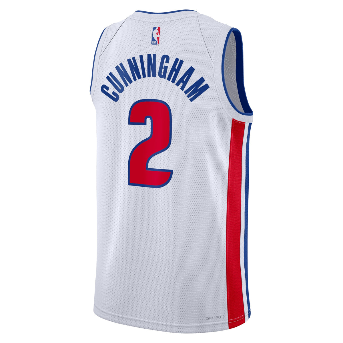 Unisex Cade Cunningham Detroit Pistons Association Edition Swingman NBA Basketball Jersey - White - view 3