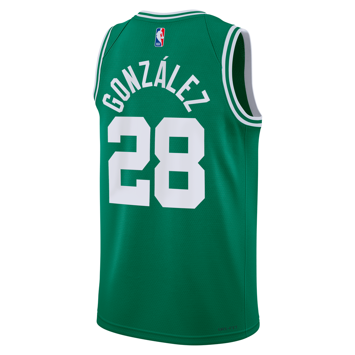 Unisex Hugo González Boston Celtics Icon Edition Swingman NBA Basketball Jersey - Kelly Green - view 4