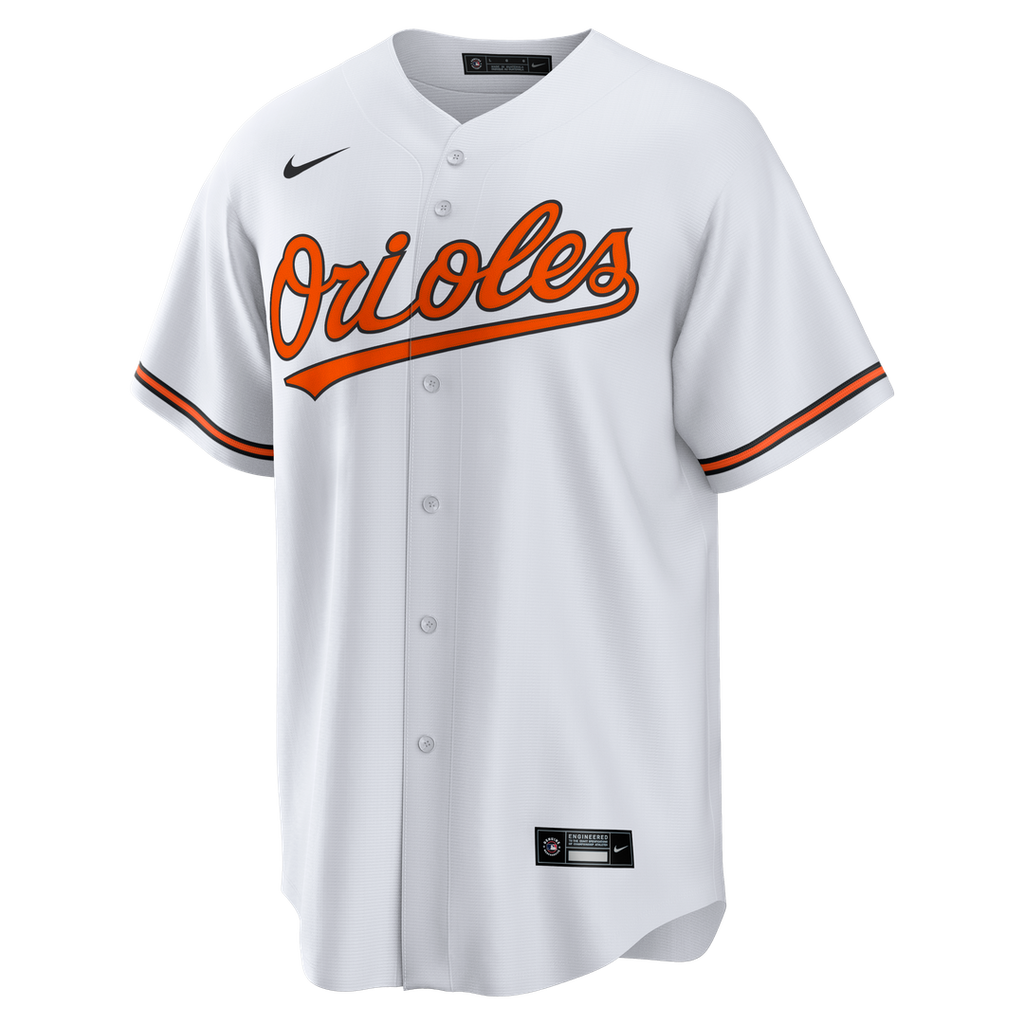 Men's Baltimore Orioles Cal Ripken Jr. White Home Retired Player Replica MLB Baseball Jersey - view 2