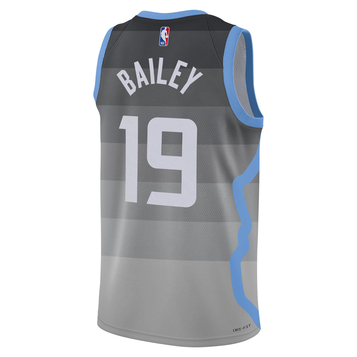 Unisex Ace Bailey Utah Jazz 2025/26 City Edition Swingman NBA Basketball Jersey - Gray - view 4