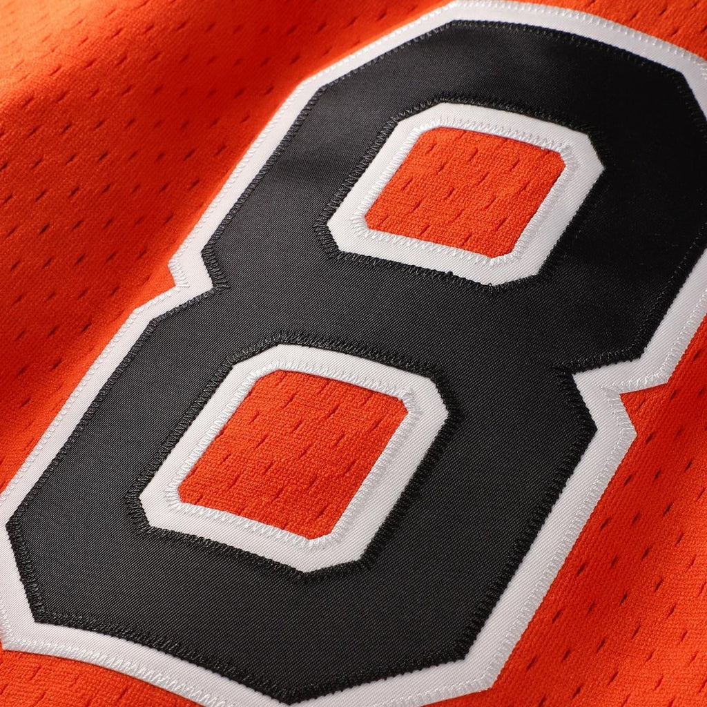 Men's Baltimore Orioles Cal Ripken Jr. Orange Batting Practice MLB Baseball Jersey - view 5