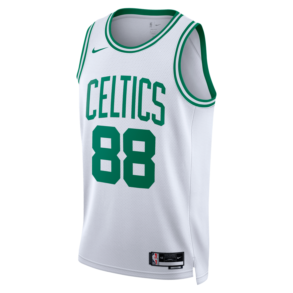 Unisex Neemias Queta Boston Celtics Association Edition Swingman NBA Basketball Jersey - White - view 3
