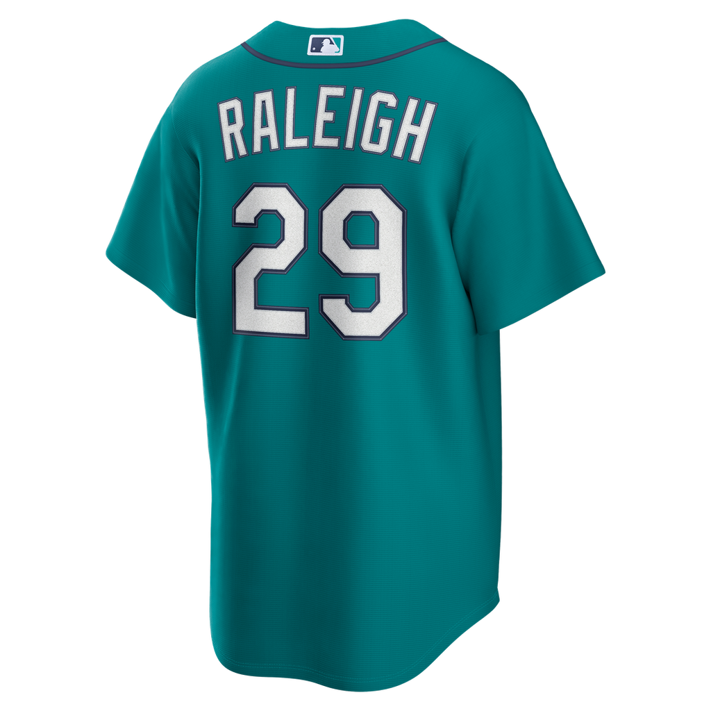 Men's Seattle Mariners Cal Raleigh Cream Alternate Replica MLB Baseball Jersey - view 9