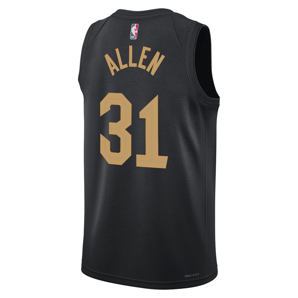 Unisex Jarrett Allen Cleveland Cavaliers Statement Edition Swingman NBA Basketball Jersey - Black - view 3