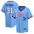 Men's Atlanta Braves Greg Maddux Powder Blue 2026 City Connect Stadium MLB Baseball Jersey - view 1