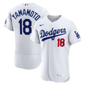 Men's Los Angeles Dodgers Yoshinobu Yamamoto White Home MLB Baseball Jersey - view 1