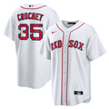 Men's Boston Red Sox Garrett Crochet White Home Replica MLB Baseball Jersey - view 1