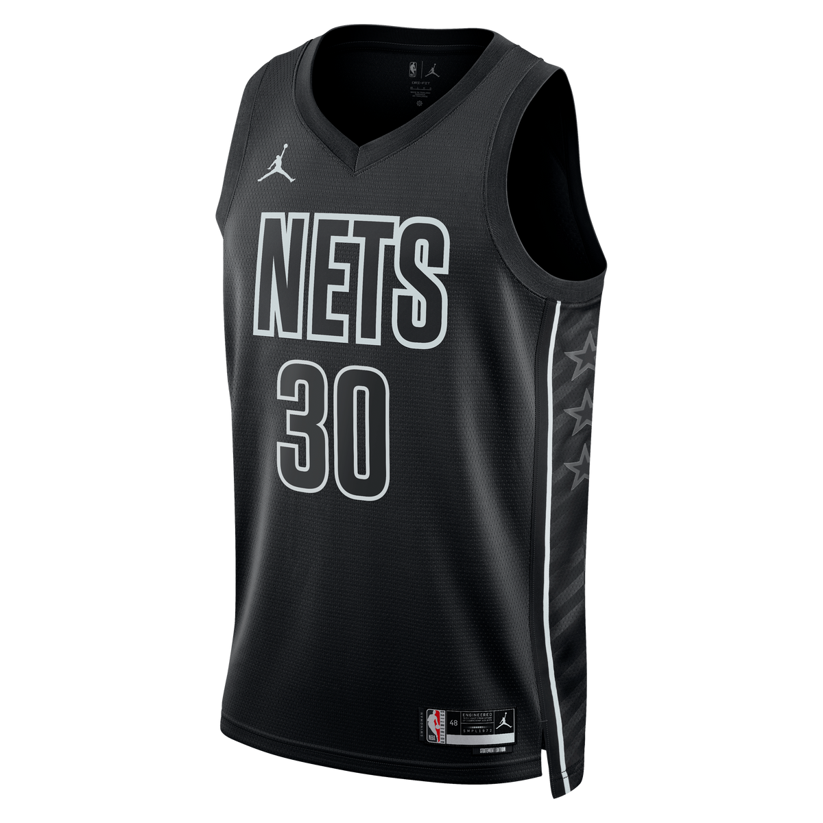 Unisex Julius Randle Brooklyn Nets Statement Edition Swingman NBA Basketball Jersey - Black - view 3