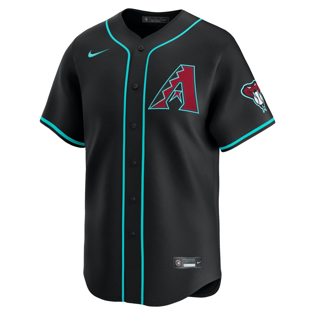 Men's Arizona Diamondbacks Corbin Carroll Black Alternate Limited MLB Baseball Jersey - view 2