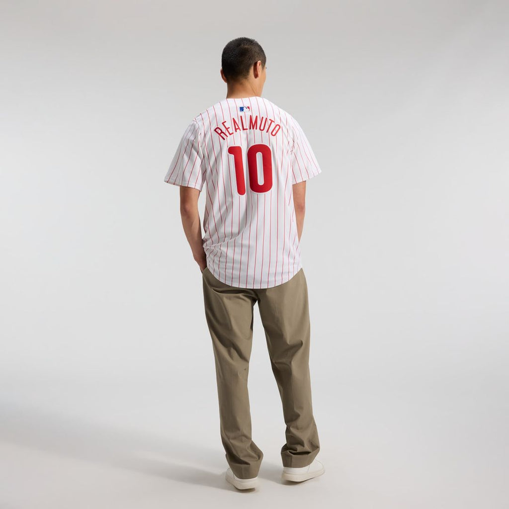 Men's Philadelphia Phillies J.T. Realmuto White Home Limited MLB Baseball Jersey - view 6