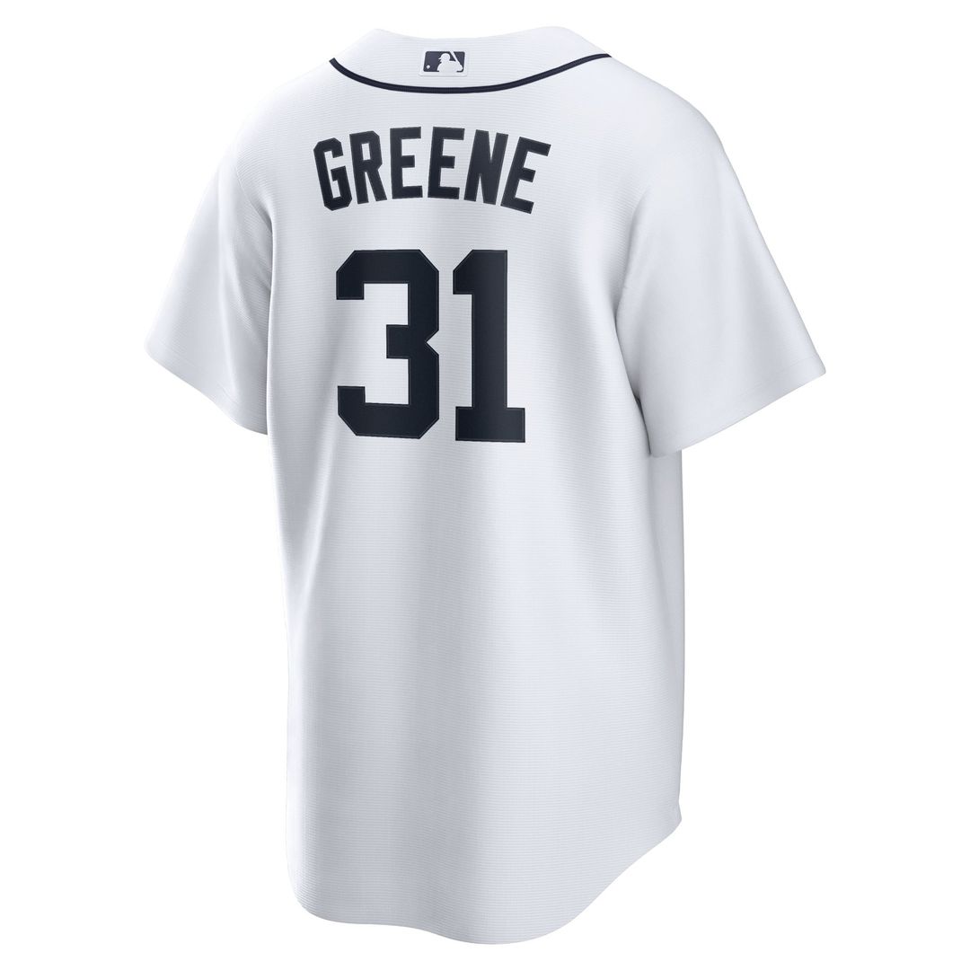 Men's Detroit Tigers Riley Greene White Replica MLB Baseball Jersey - view 3