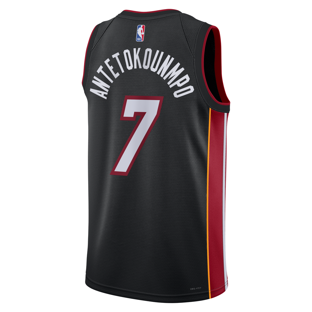Unisex Giannis Antetokounmpo Miami Heat Icon Edition Swingman NBA Basketball Jersey - Black - view 4