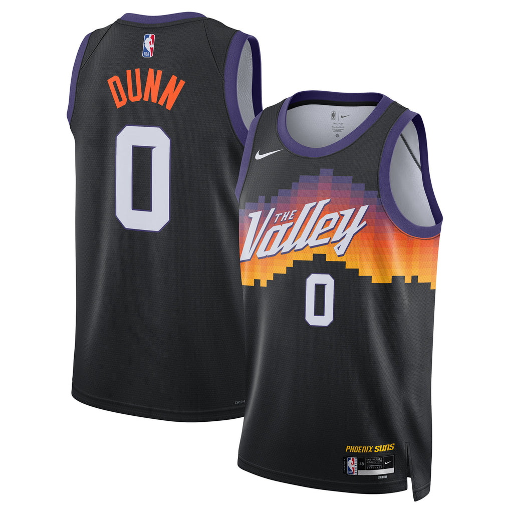 Unisex Ryan Dunn Phoenix Suns 2025/26 City Edition Swingman NBA Basketball Jersey - Black - view 2