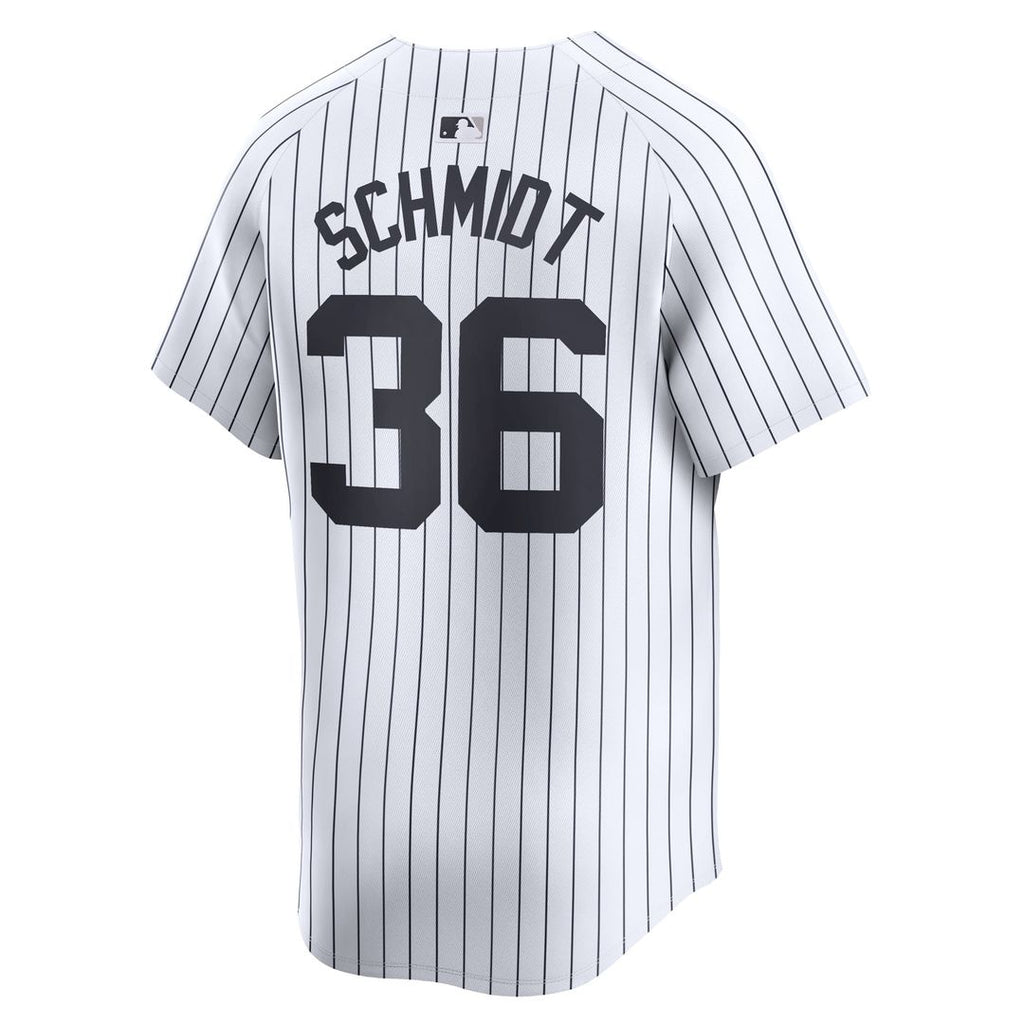 Men's New York Yankees Clarke Schmidt White Home Limited MLB Baseball Jersey - view 3
