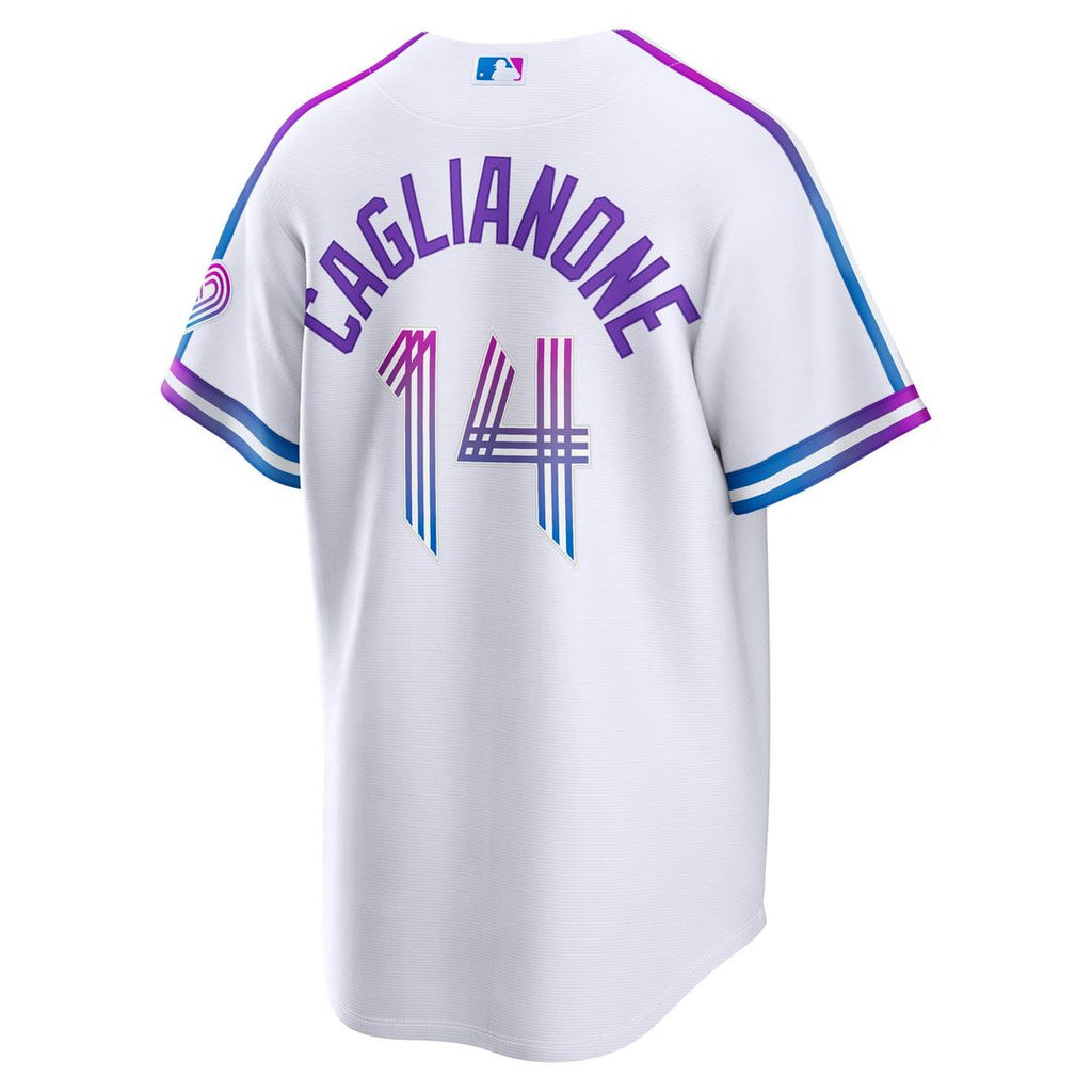 Men's Kansas City Royals Jac Caglianone White 2026 City Connect Stadium MLB Baseball Jersey - view 3