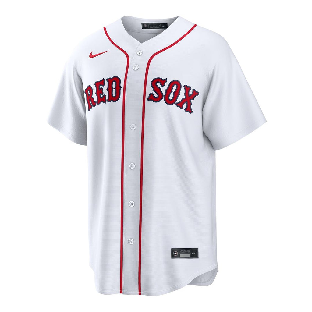 Men's Boston Red Sox Willson Contreras White Home Replica MLB Baseball Jersey - view 2