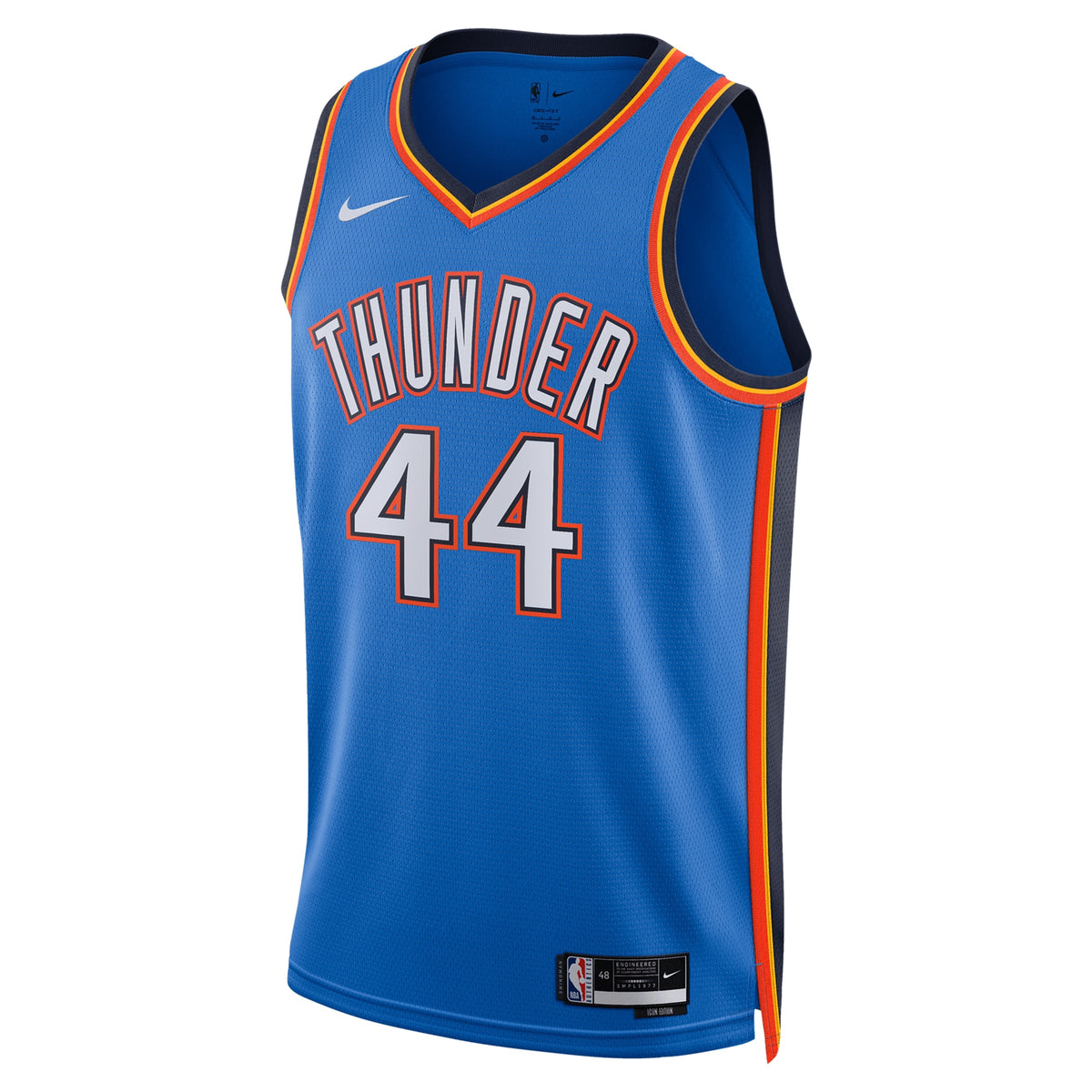 Unisex Nikola Topić Oklahoma City Thunder Icon Swingman NBA Basketball Jersey - Blue - view 3
