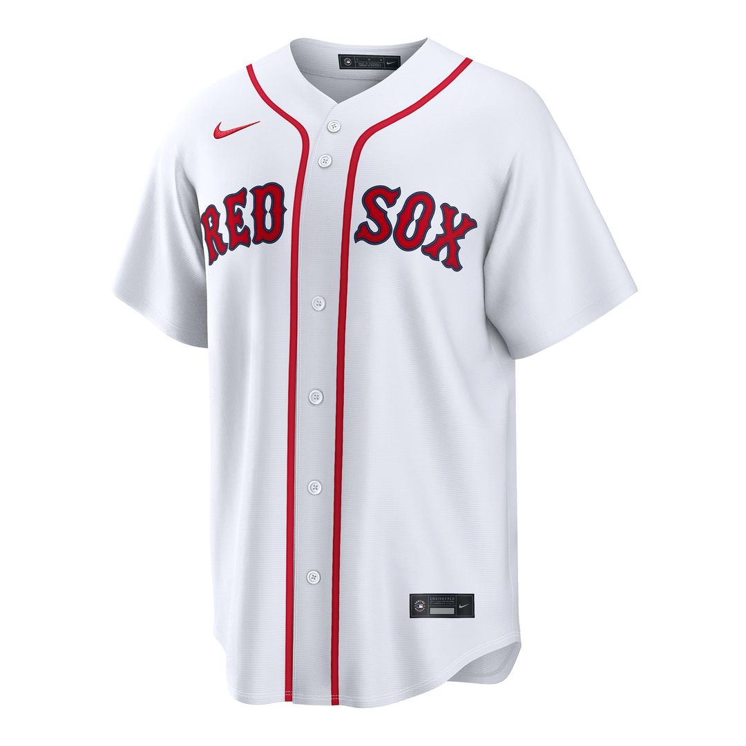 Men's Boston Red Sox Jovani Moran White Home Replica MLB Baseball Jersey - view 2