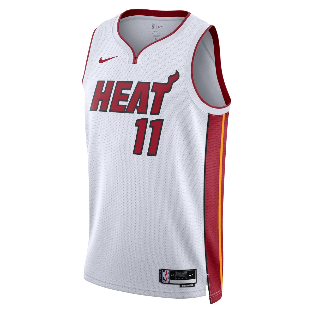 Unisex Jaime Jaquez Jr. Miami Heat Association Edition Swingman NBA Basketball Jersey - White - view 3